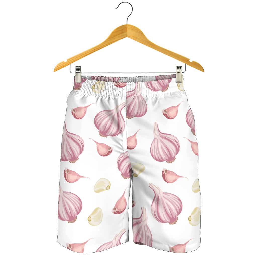 Shorts Adorned with Fun Garlic Pattern for All