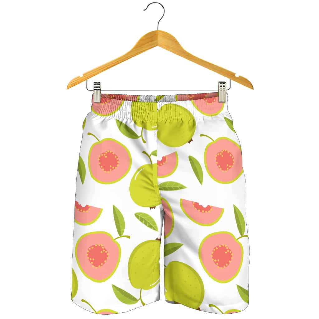 Shorts Adorned with Tropical Guava Pattern for All Ages
