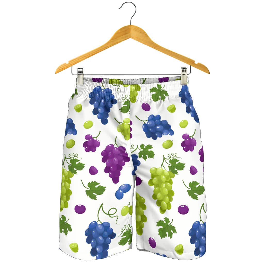 Shorts Design with Grape Pattern Suitable for All