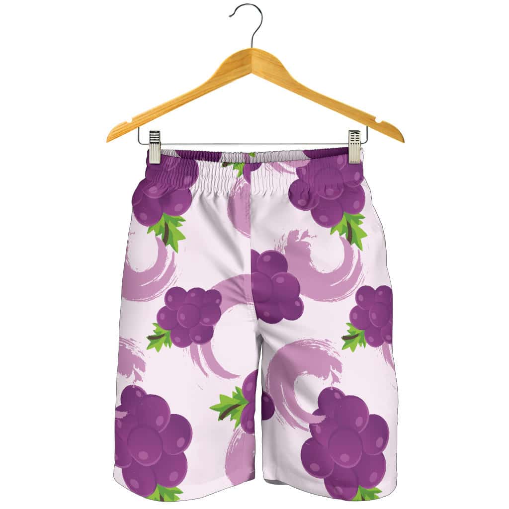 Shorts with a Grape Pattern Suitable for Everyone