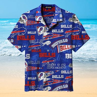 Show Your Team Pride with Buffalo Bills Hawaiian Shirt – Tropical Flower Edition for Men