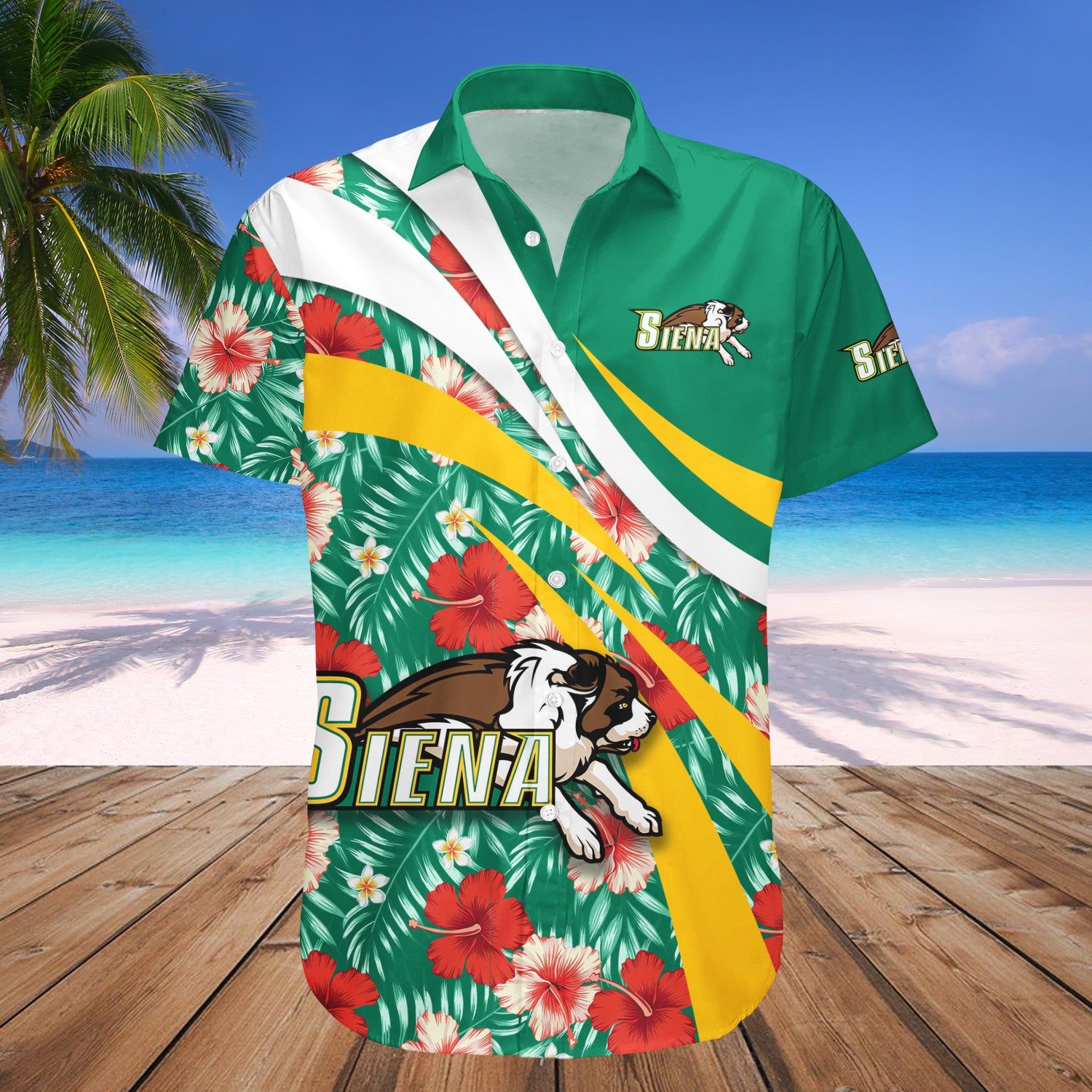 Siena Saints Hawaii Shirt Hibiscus Sport Style – NCAA
