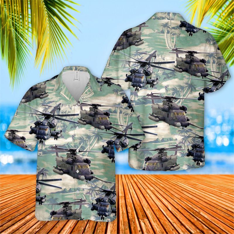Sikorsky Mh-53 Pave Low Trendy Hawaiian Shirt, Trendy Hawaiian Shirt For Men, Women