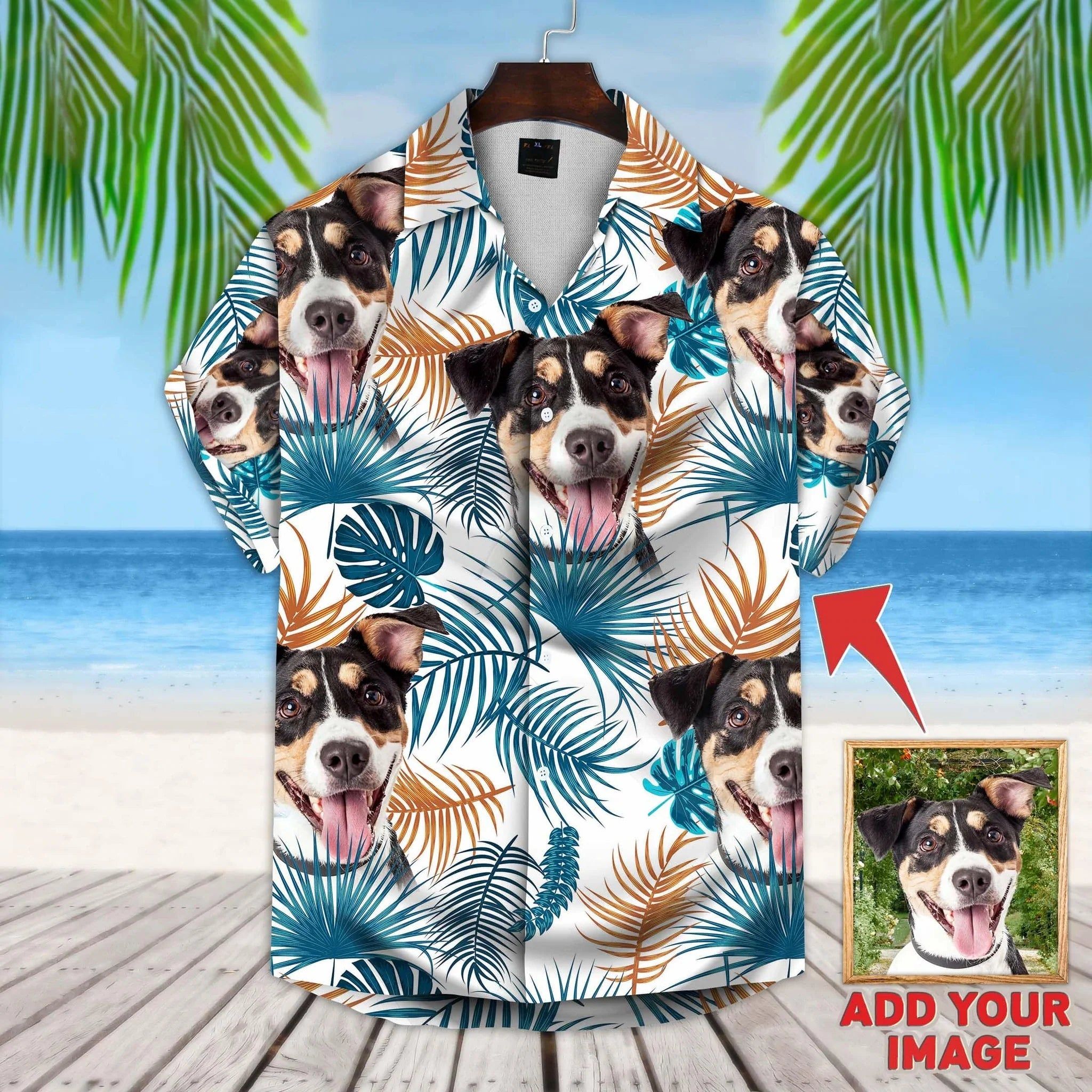 Silly Smiles Luau: Funny Custom Face Hawaiian Shirt Silly Smiles Luau: Funny Custom Face Hawaiian Shirt