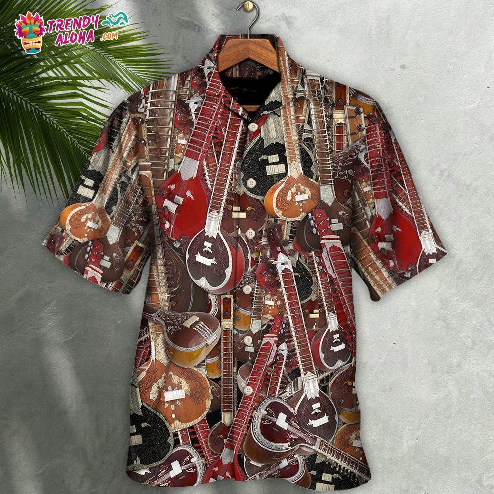 Sitar I’m Awesome I Play Sitar Music Hawaiian Shirt – Trendy Aloha