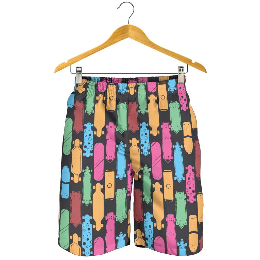 Skate Board Pattern Print Design 02 For Men Women Kid Shorts