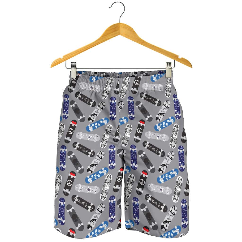 Skate Board Pattern Print Design 03 For Men Women Kid Shorts