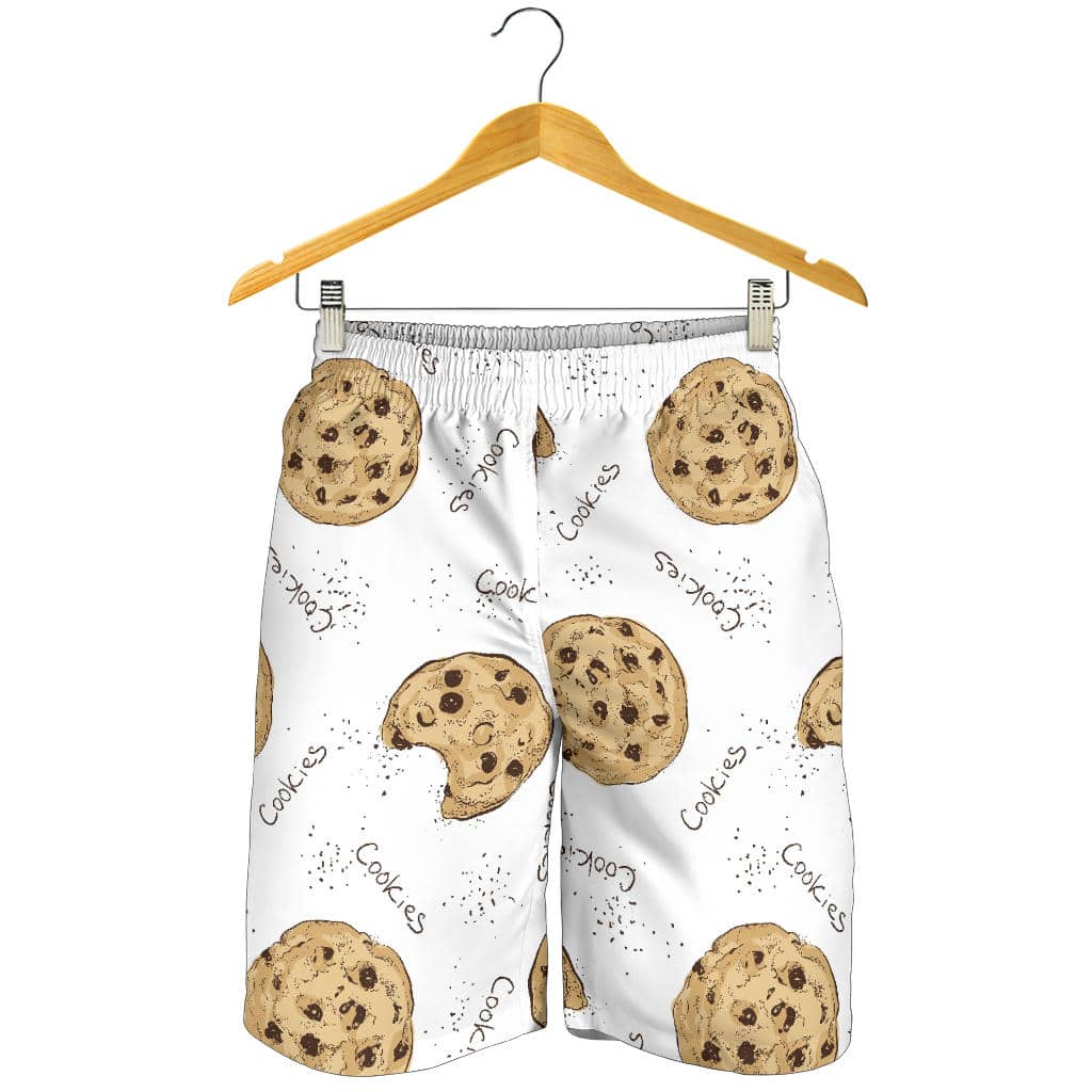 Sketch Style Cookie Pattern For Men Women Kid Shorts