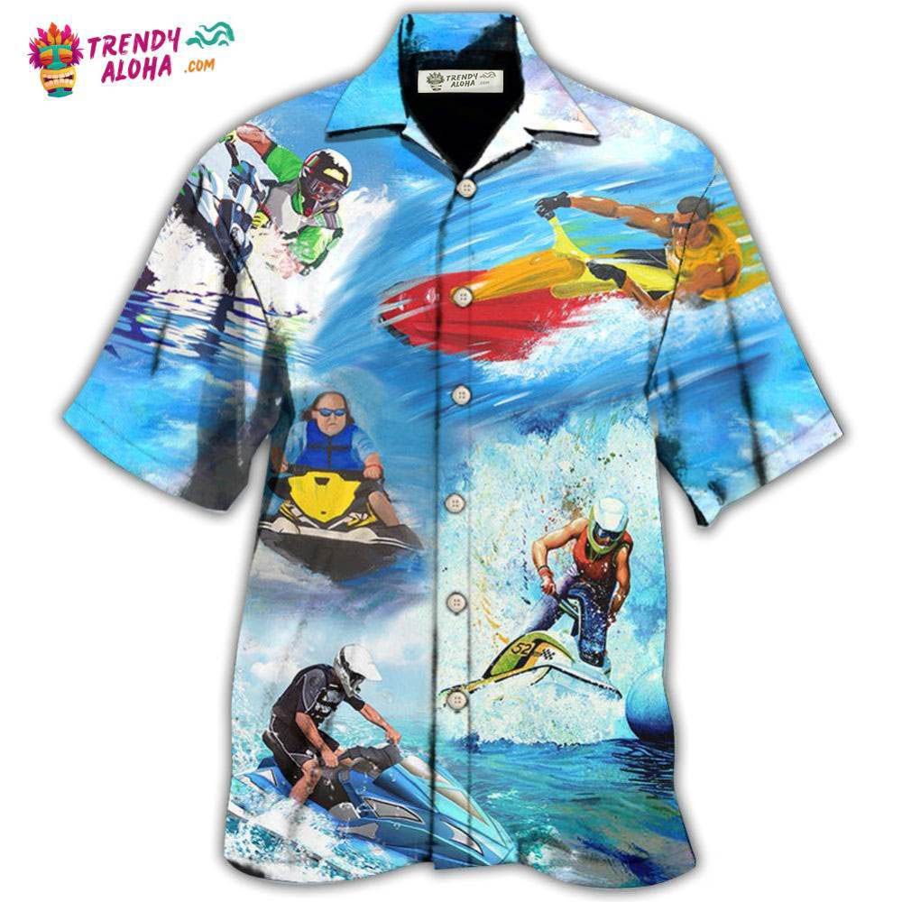 Skiing Jet Ski Cool Style Hawaiian Shirt – Trendy Aloha Skiing Jet Ski Cool Style Hawaiian Shirt – Trendy Aloha