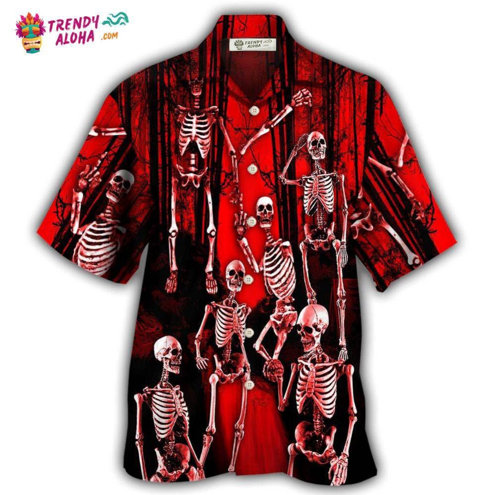 Skull Action Figure Hawaiian Shirt – Trendy Aloha Skull Action Figure Hawaiian Shirt – Trendy Aloha