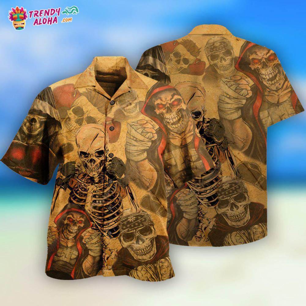 Skull Amazing Boxe Hawaiian Shirt – Trendy Aloha