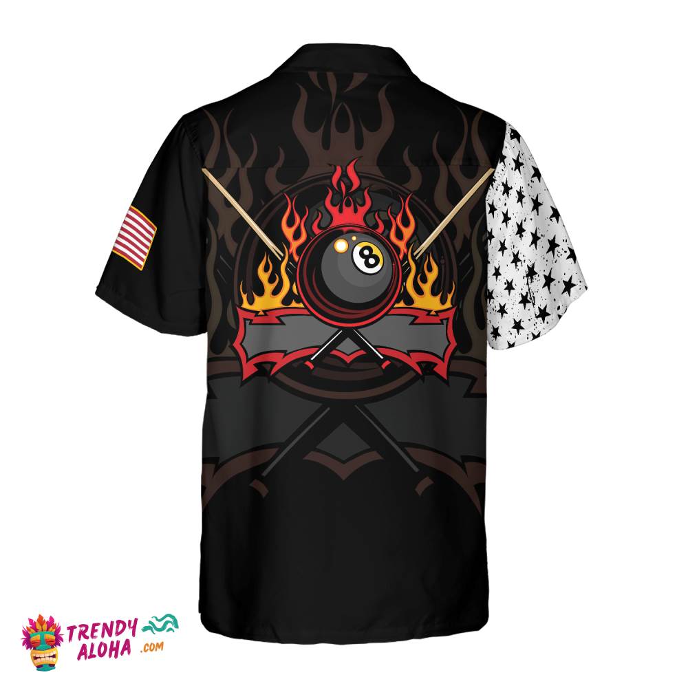 Skull Billiards Pool Hawaiian Shirt