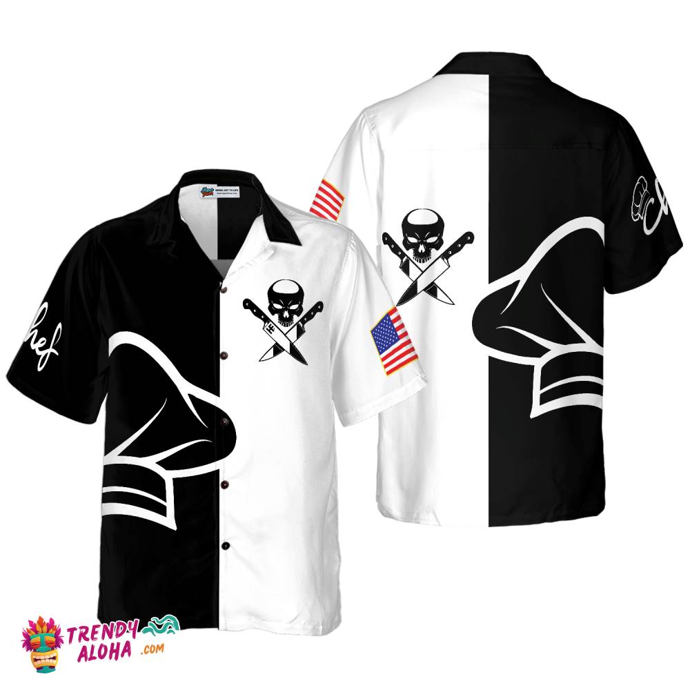 Skull Chef 3 Hawaiian Shirt Skull Chef 3 Hawaiian Shirt