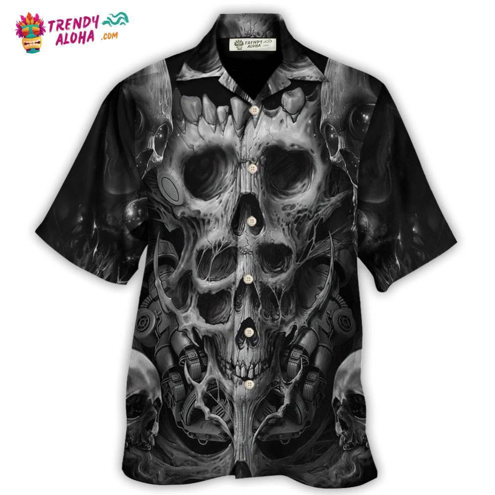 Skull Dark Inner Demons Hawaiian Shirt – Trendy Aloha Skull Dark Inner Demons Hawaiian Shirt – Trendy Aloha