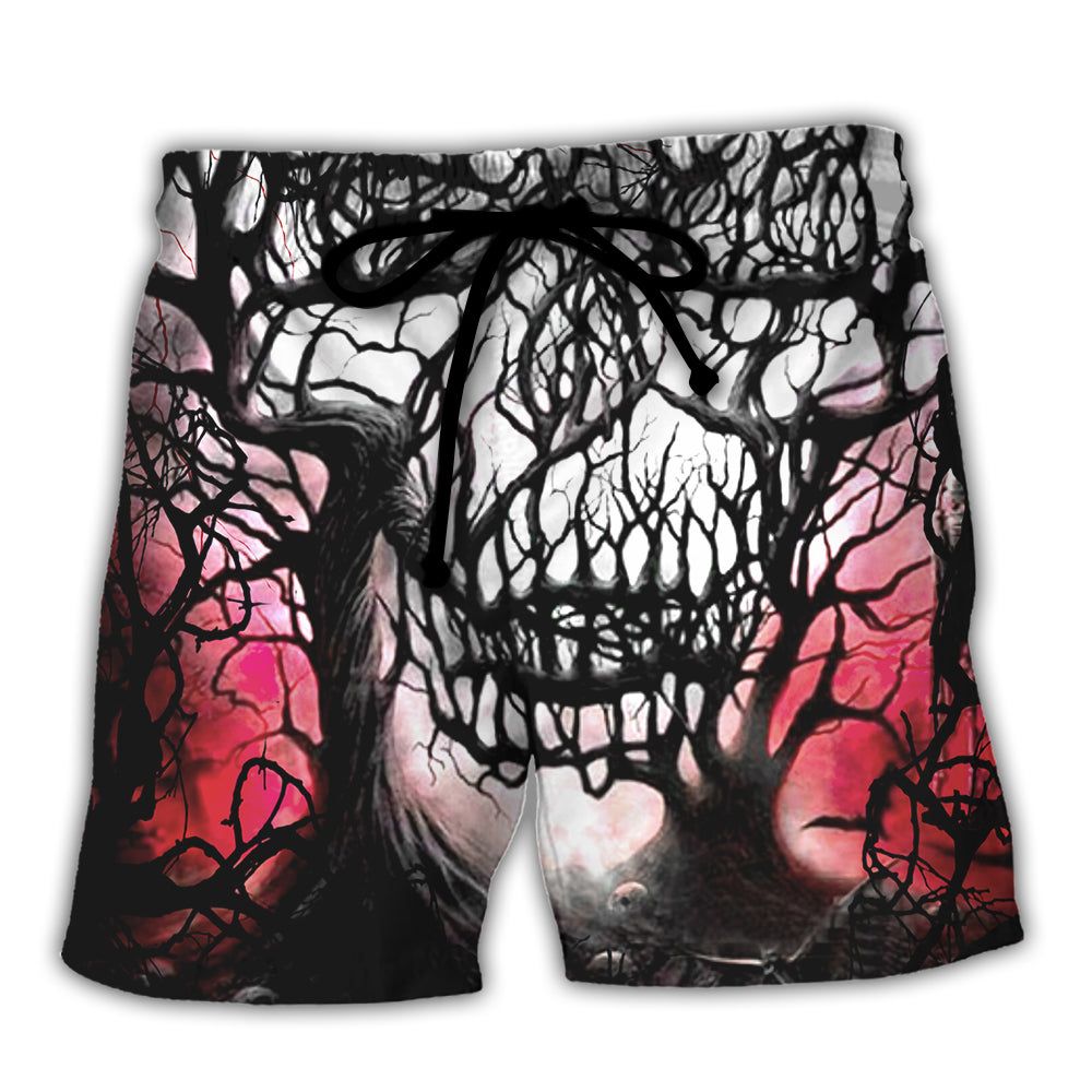 Skull If You Got My Back In The Darkest Hours I Got Yours For The Rest Of Your Life Trendy Aloha Hawaiian Beach Shorts