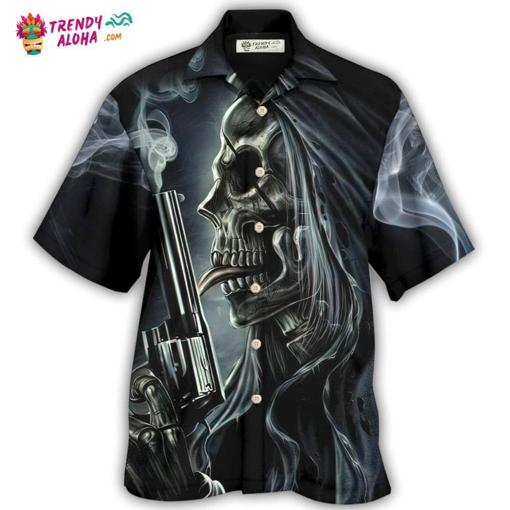 Skull I’Ll Put You In The Trunk Hawaiian Shirt – Trendy Aloha Skull I’Ll Put You In The Trunk Hawaiian Shirt – Trendy Aloha