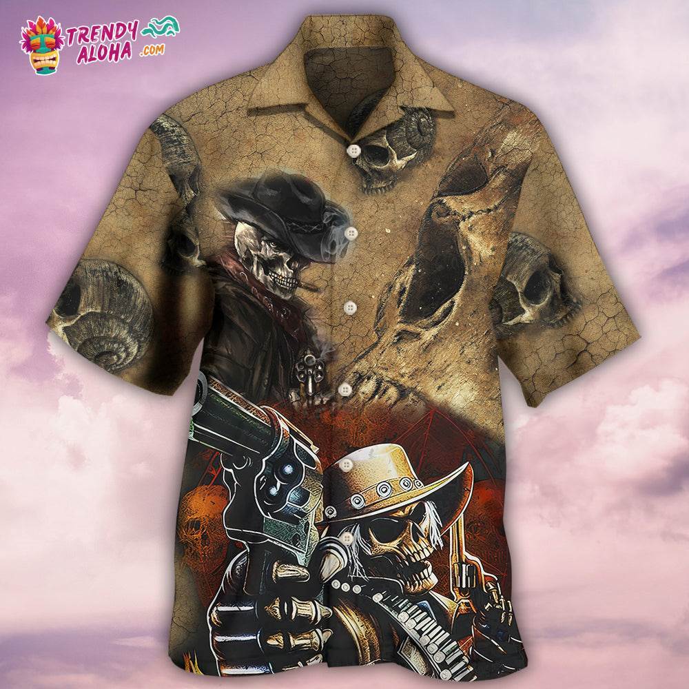 Skull I’m A Grumpy Old Man Hawaiian Shirt – Trendy Aloha