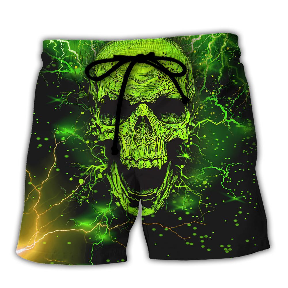 Skull I’m A Nice Person So If I’m An Asshole To You You Need To Ask Yourself Why Trendy Aloha Hawaiian Beach Shorts