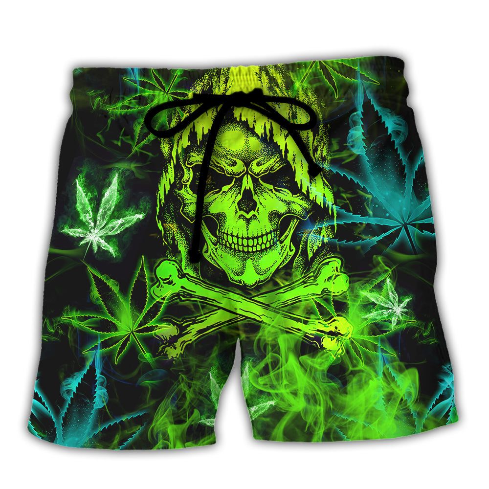 Skull I’Ve Come To A Point In My Life Where I Need A Stronger Word Than F Trendy Aloha Hawaiian Beach Shorts
