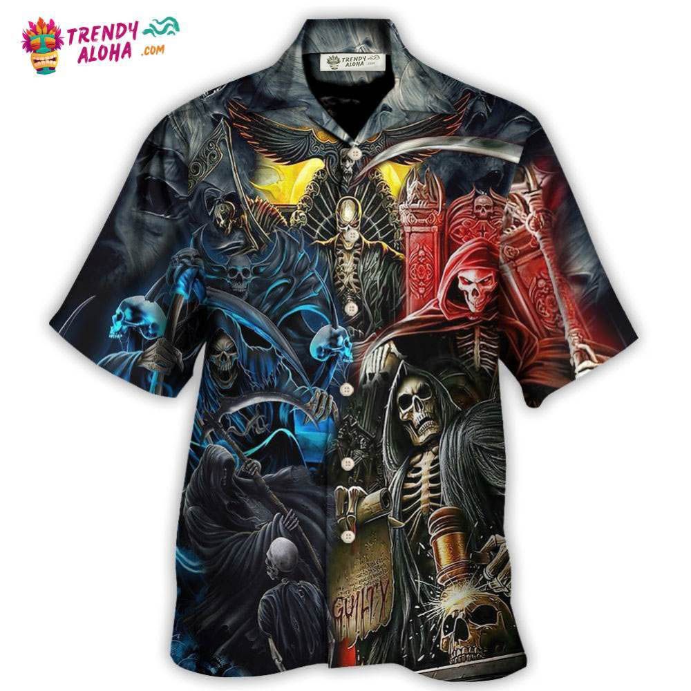 Skull Judgment Of Death Area Hawaiian Shirt – Trendy Aloha Skull Judgment Of Death Area Hawaiian Shirt – Trendy Aloha