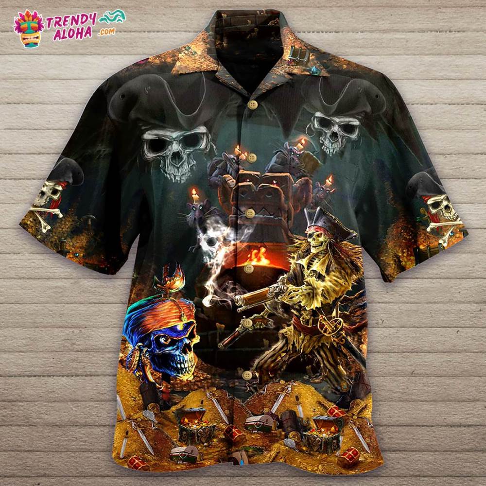 Skull Just A Chasing Booty Life Hawaiian Shirt – Trendy Aloha