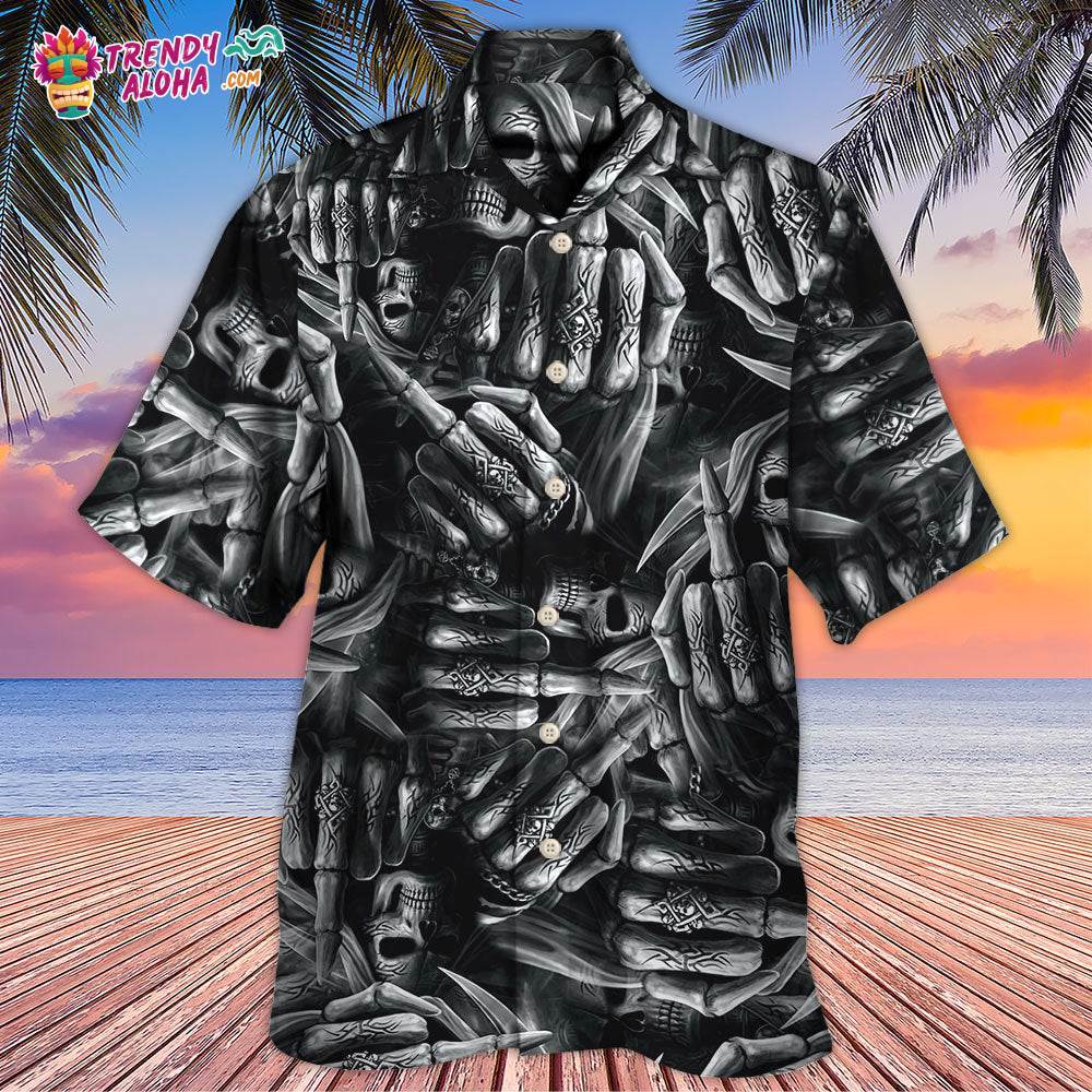 Skull Life Is The Whisper Of The Death Hawaiian Shirt – Trendy Aloha