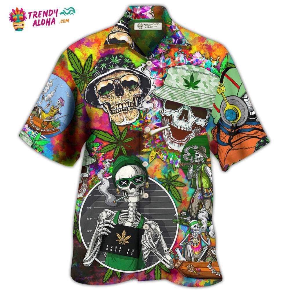 Skull Love Life So Hight Hawaiian Shirt – Trendy Aloha Skull Love Life So Hight Hawaiian Shirt – Trendy Aloha