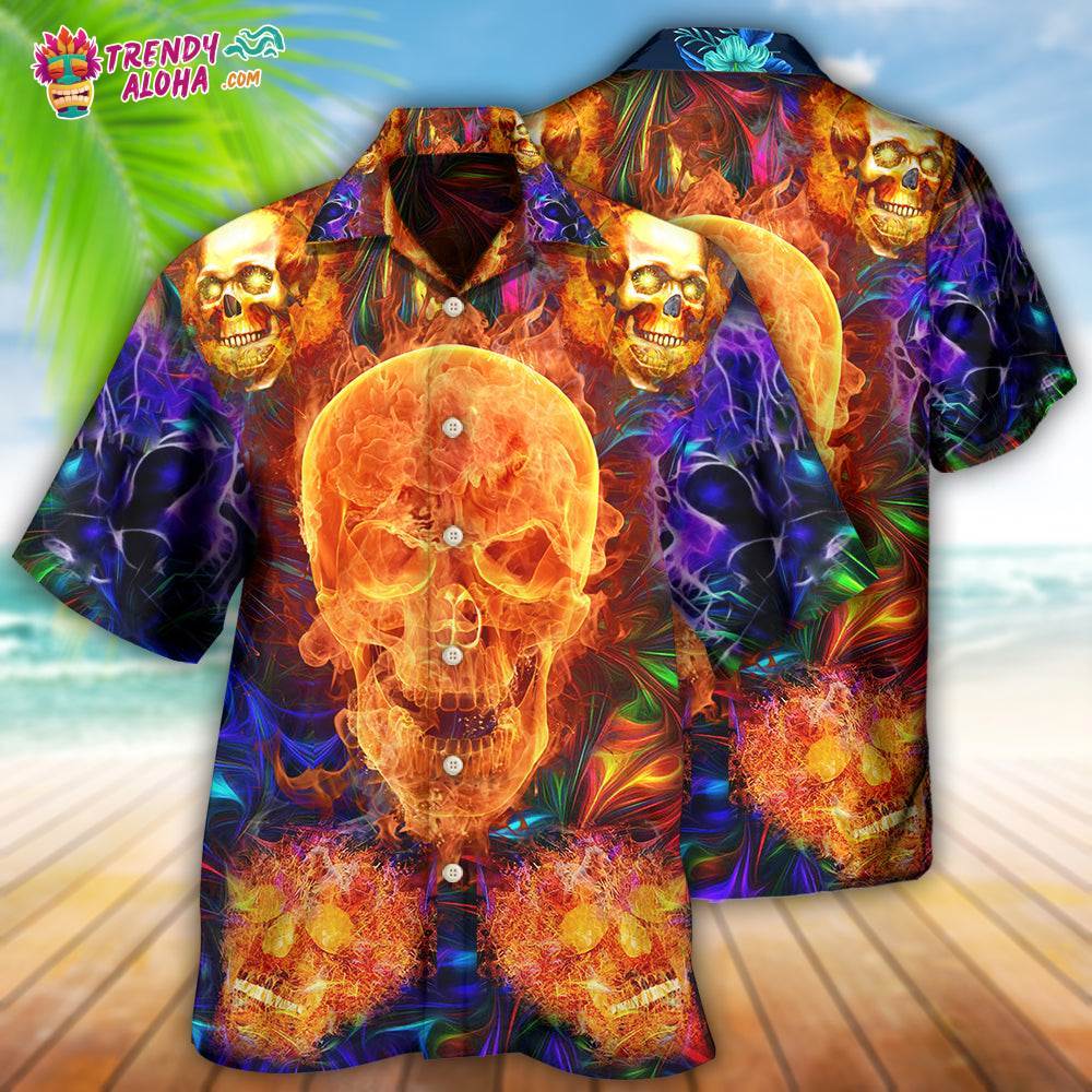 Skull Love Life We Love Hawaiian Shirt – Trendy Aloha