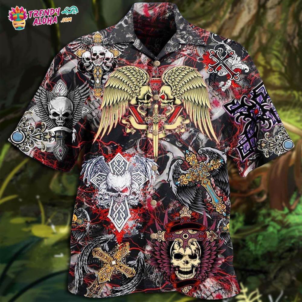 Skull Loves Key Cool Hawaiian Shirt – Trendy Aloha