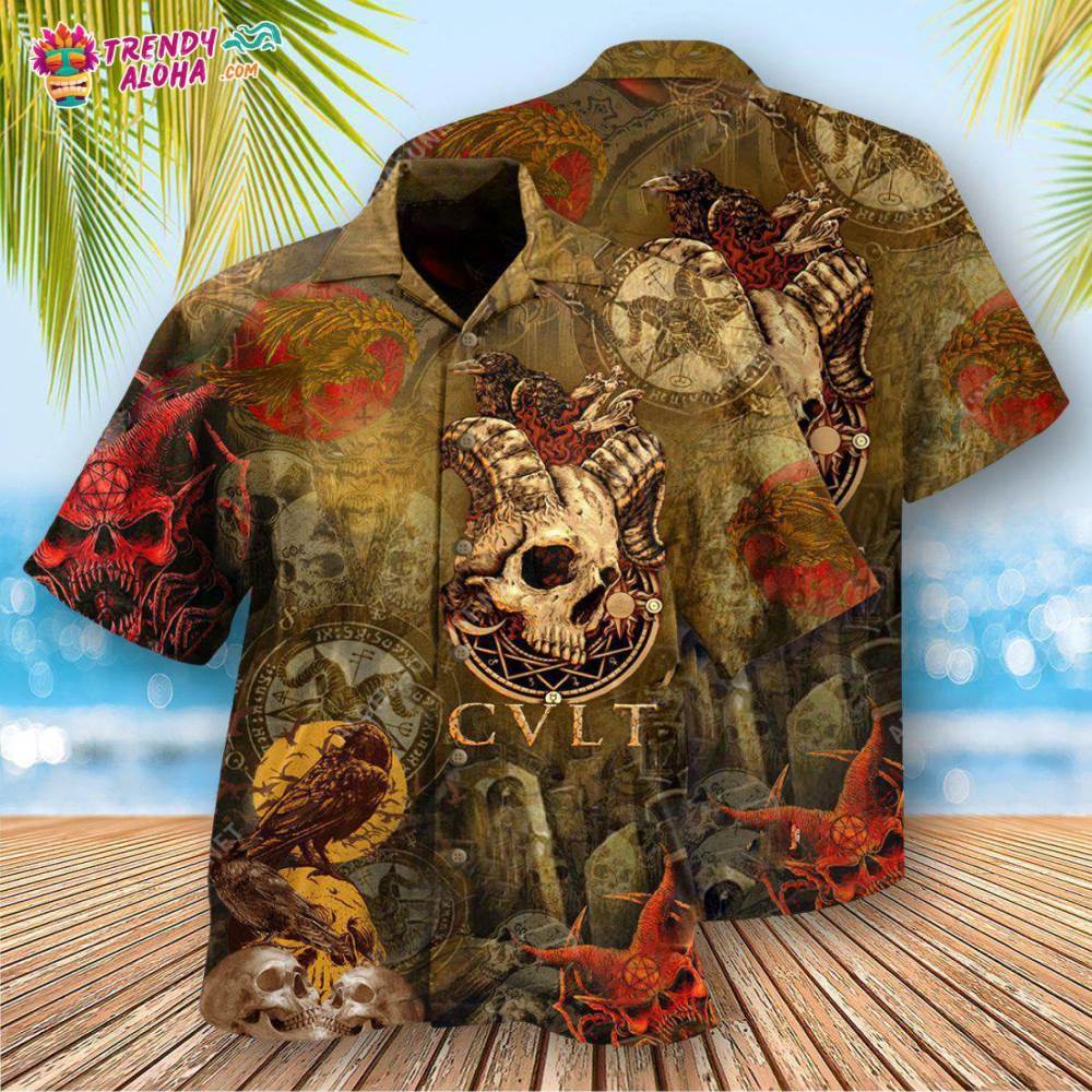 Skull Not Today Satan Cool Hawaiian Shirt – Trendy Aloha
