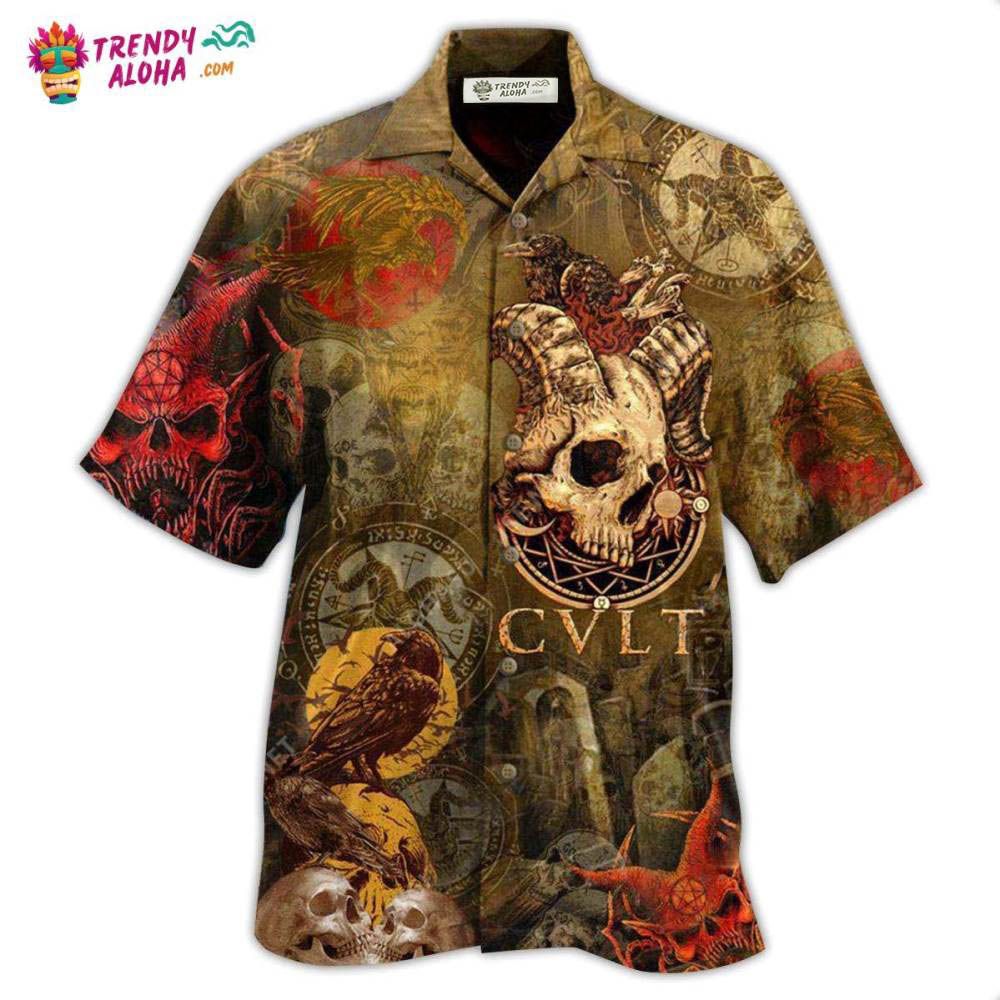 Skull Not Today Satan Cool Hawaiian Shirt – Trendy Aloha