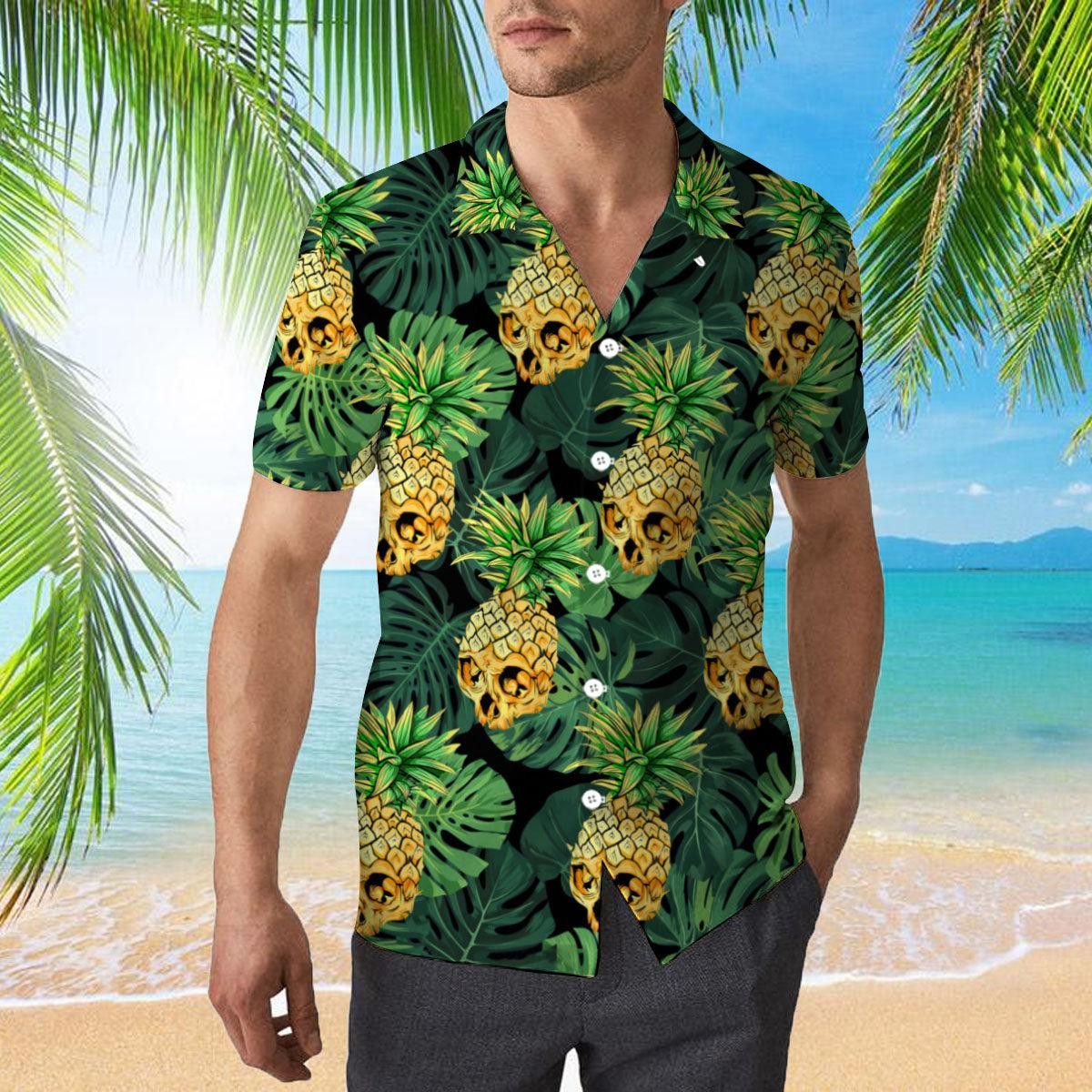 Skull Pineapple Trendy Hawaiian Shirt