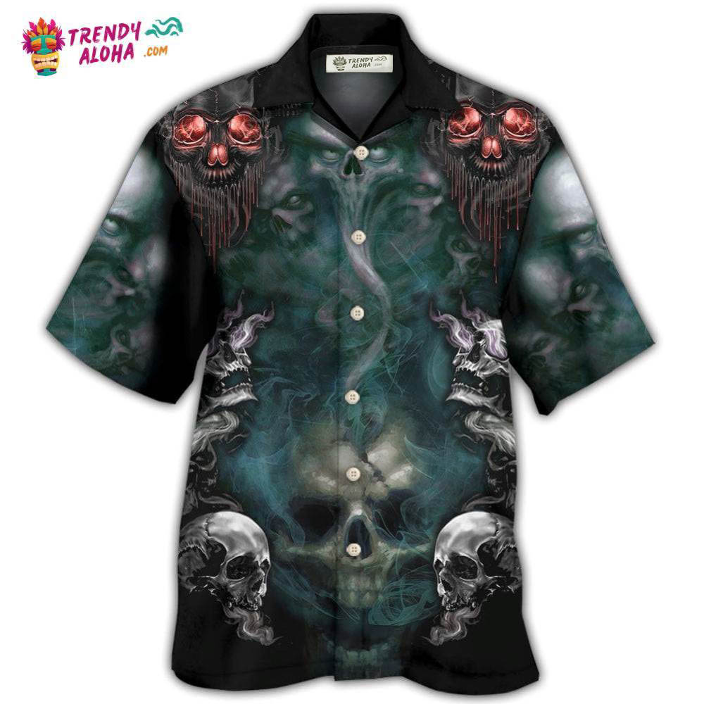 Skull Serial Killer Documentaries And Chill Hawaiian Shirt – Trendy Aloha Skull Serial Killer Documentaries And Chill Hawaiian Shirt – Trendy Aloha