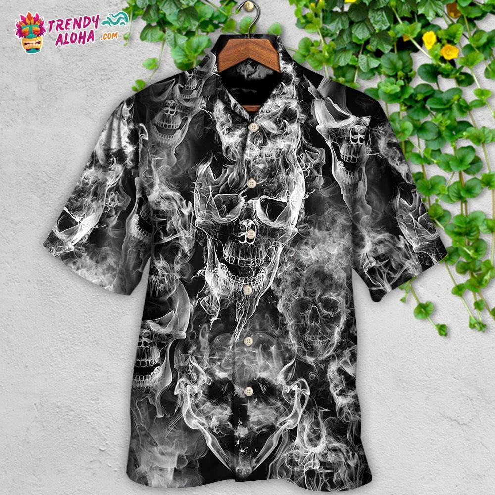Skull Smoke Kill This Life Hawaiian Shirt – Trendy Aloha