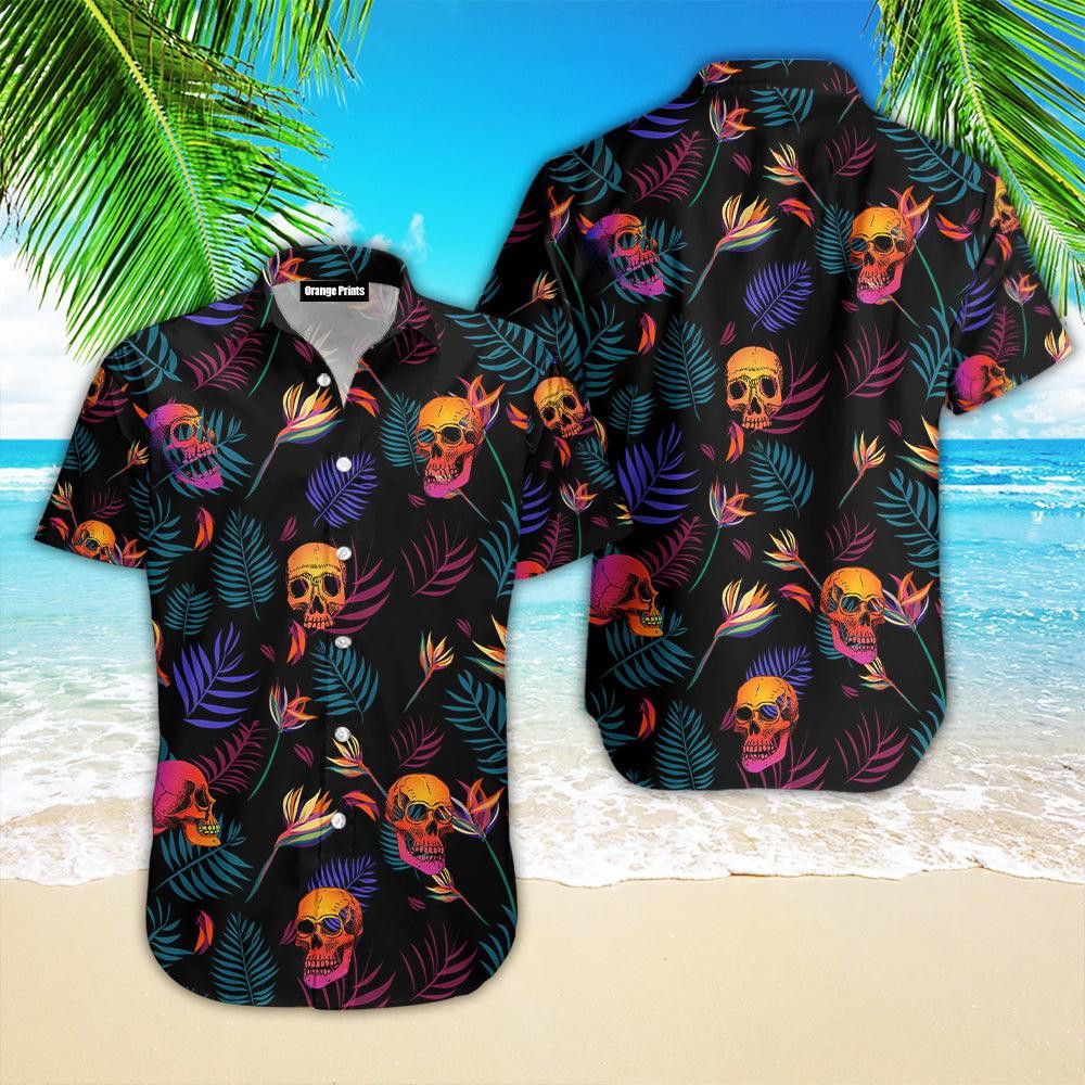 Skull Spooky Trendy Hawaiian Shirt
