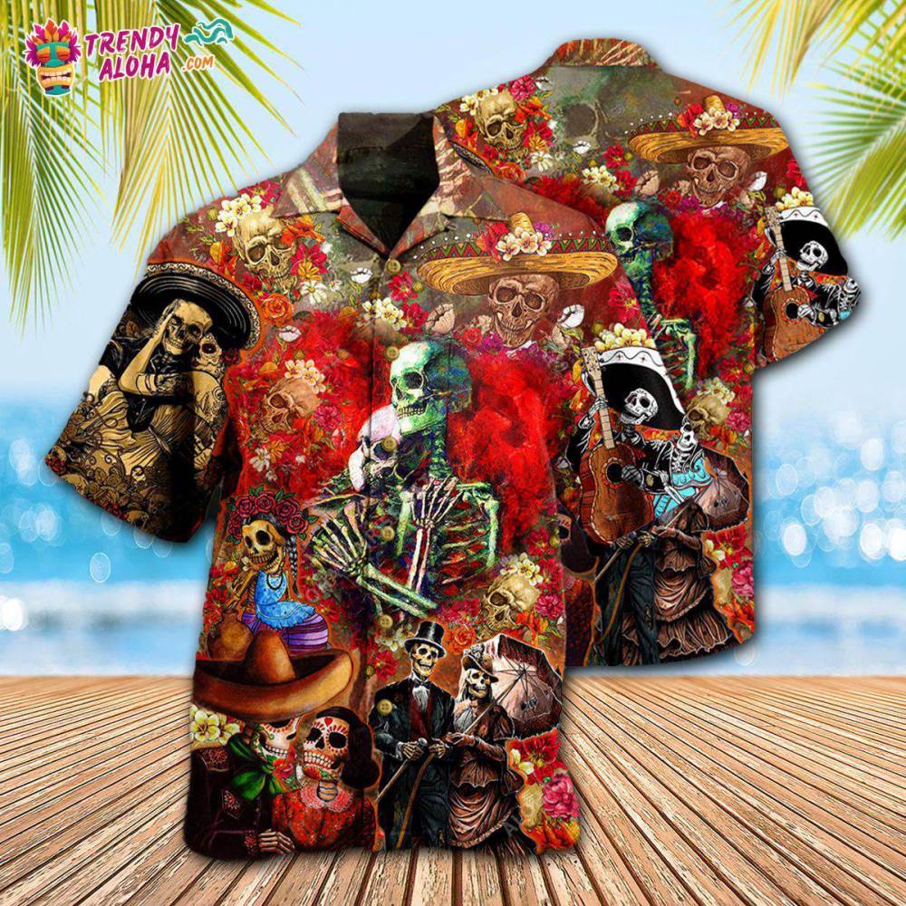 Skull Until We Are Seperated By Death Hawaiian Shirt – Trendy Aloha