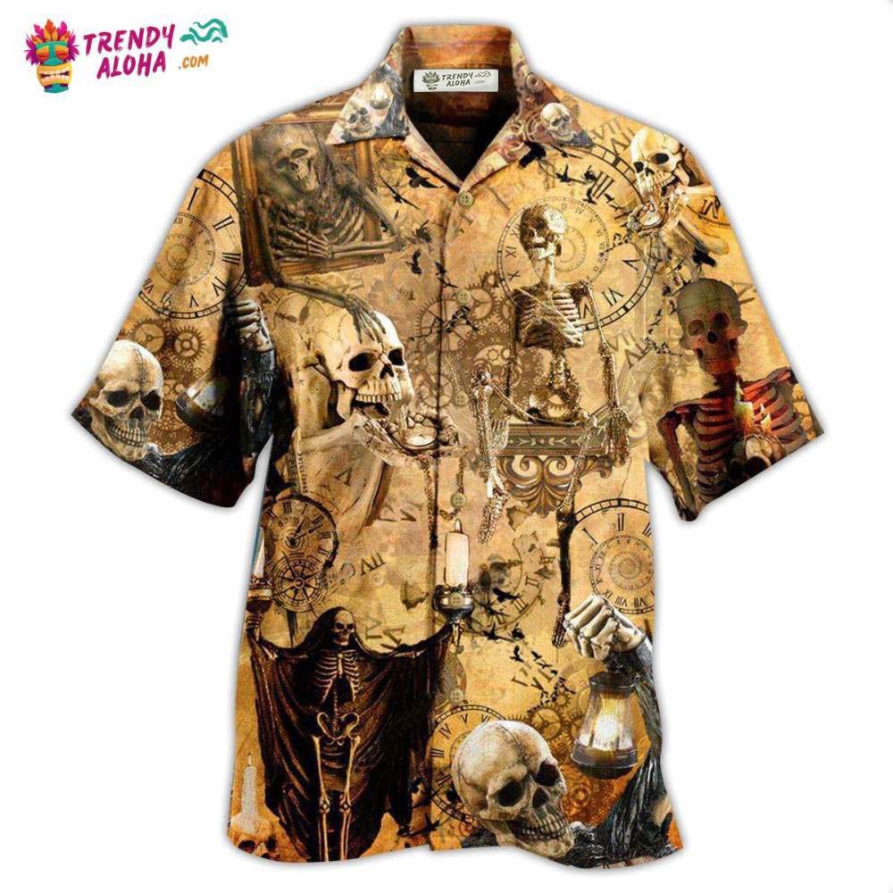 Skull You’Re Already Dead Vintage Hawaiian Shirt – Trendy Aloha Skull You’Re Already Dead Vintage Hawaiian Shirt – Trendy Aloha