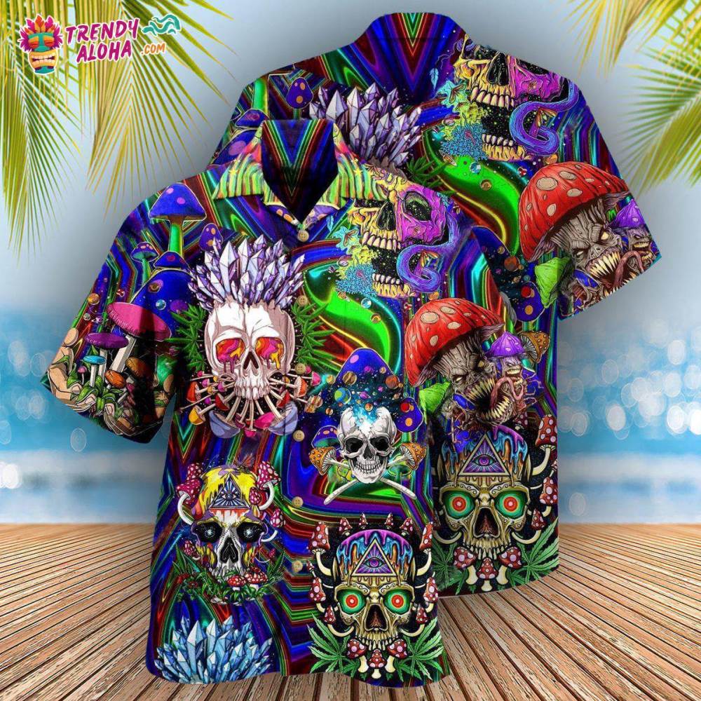 Skull You’Re Weird And I Like Hawaiian Shirt – Trendy Aloha
