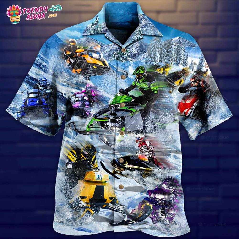 Sleigh And Snow Hawaiian Shirt – Trendy Aloha