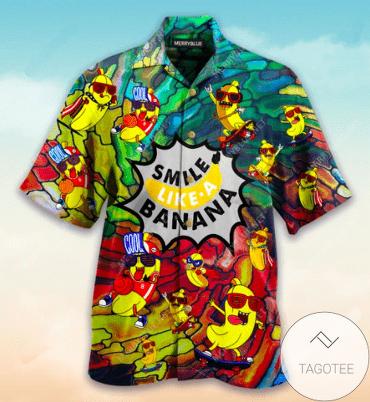 Smile Like A Banana Exclusive Themed Hawaiian Shirt Collection