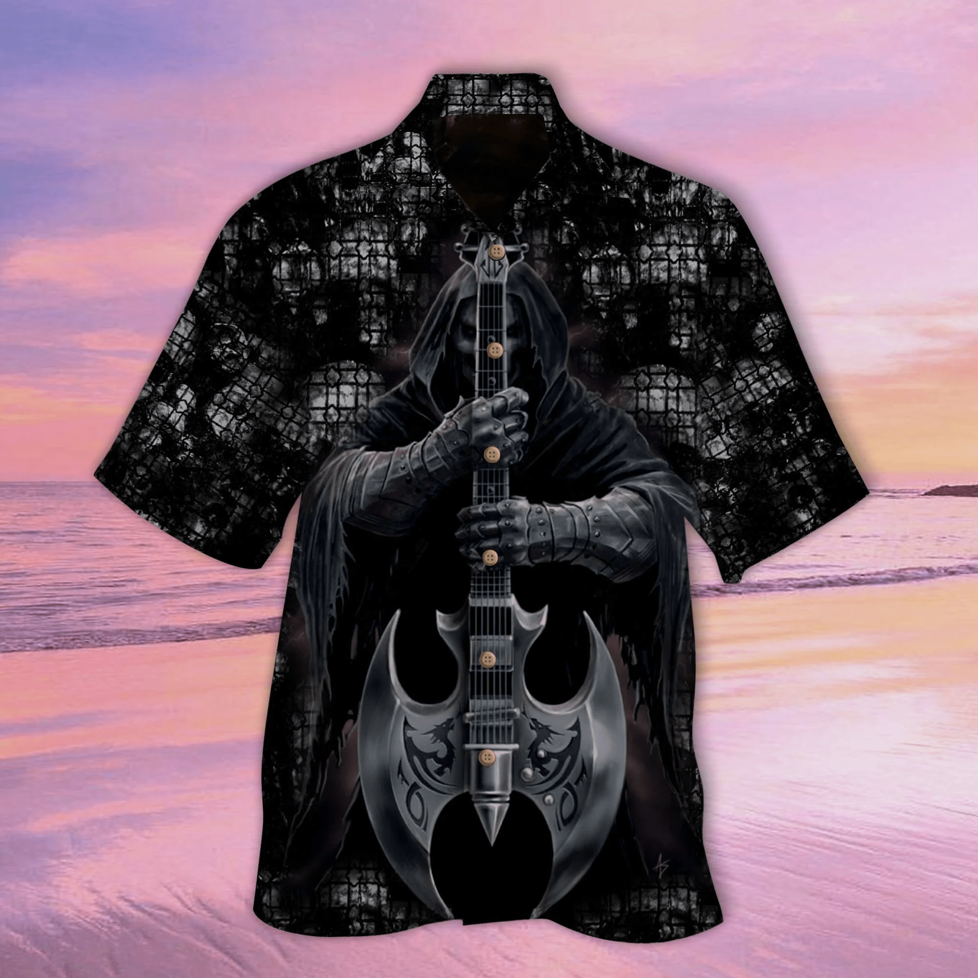 Snake Skin Skull Trendy Hawaiian Shirt, Skull Lover Trendy Hawaiian Shirt For Summer Gifts