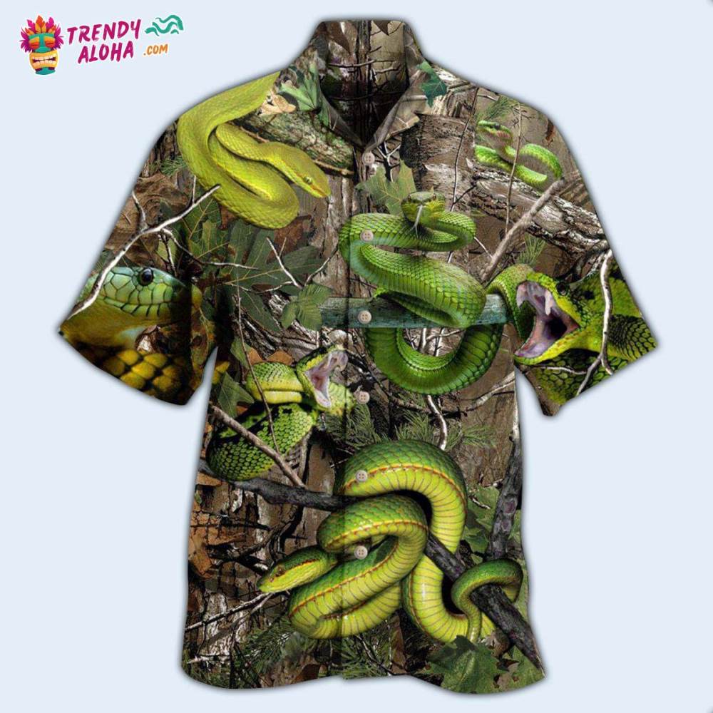 Snake Will Always Bite Back So Be Careful Hawaiian Shirt – Trendy Aloha