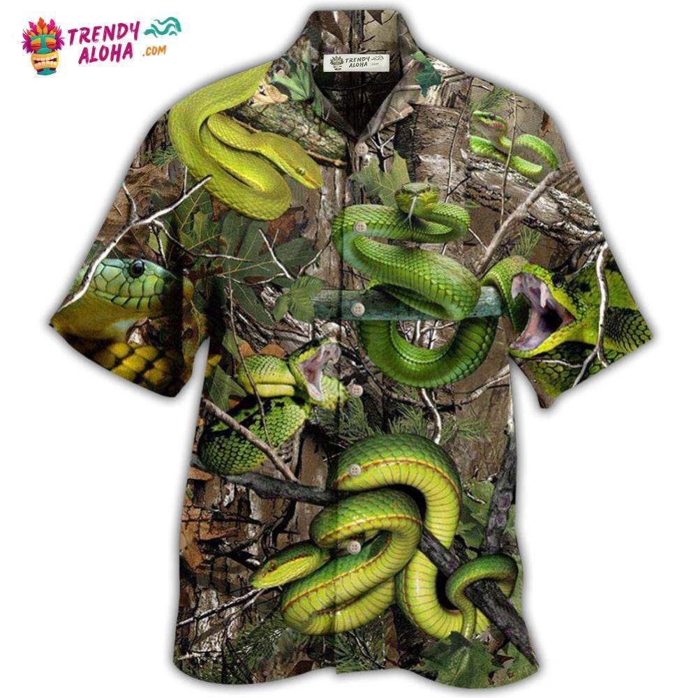 Snake Will Always Bite Back So Be Careful Hawaiian Shirt – Trendy Aloha