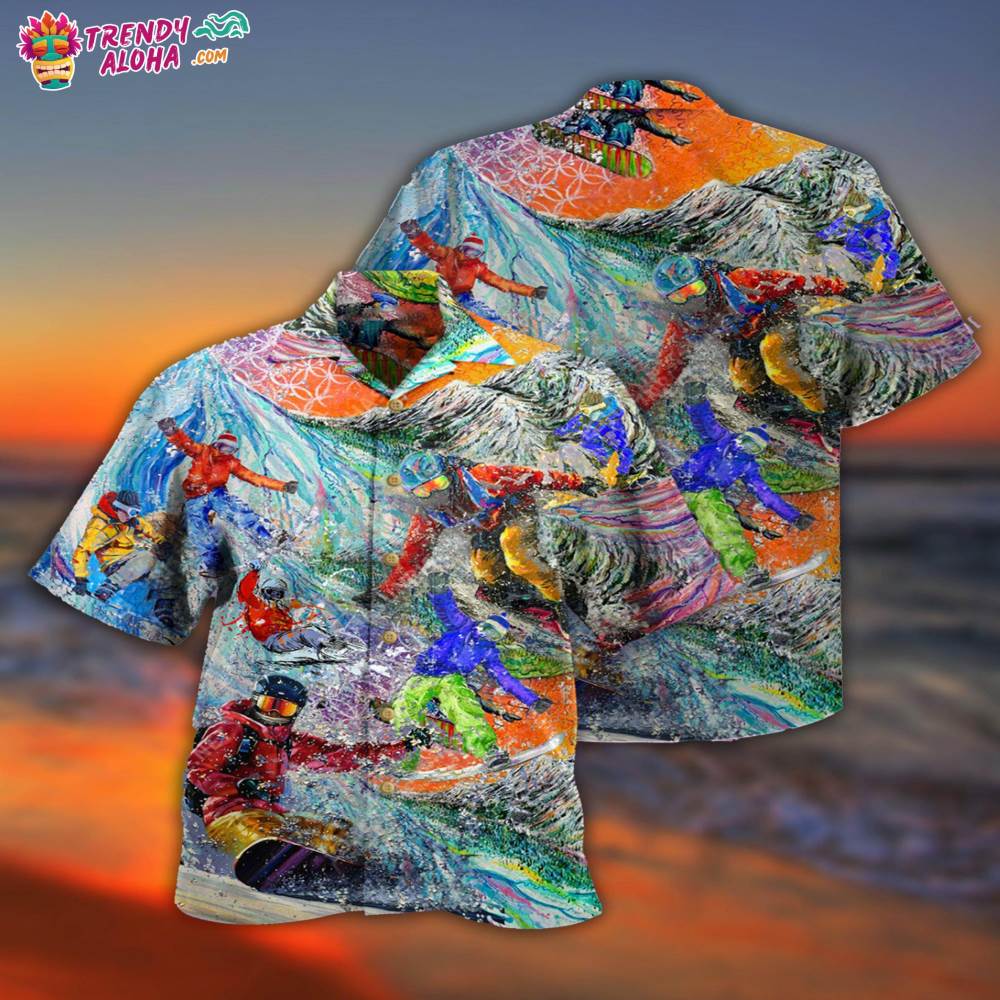 Snowboarding Dont Follow Me I Do Stupid Hawaiian Shirt – Trendy Aloha