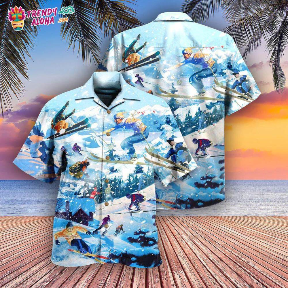 Snowboarding It’S Only Cold If You’Re Standing Still Hawaiian Shirt – Trendy Aloha