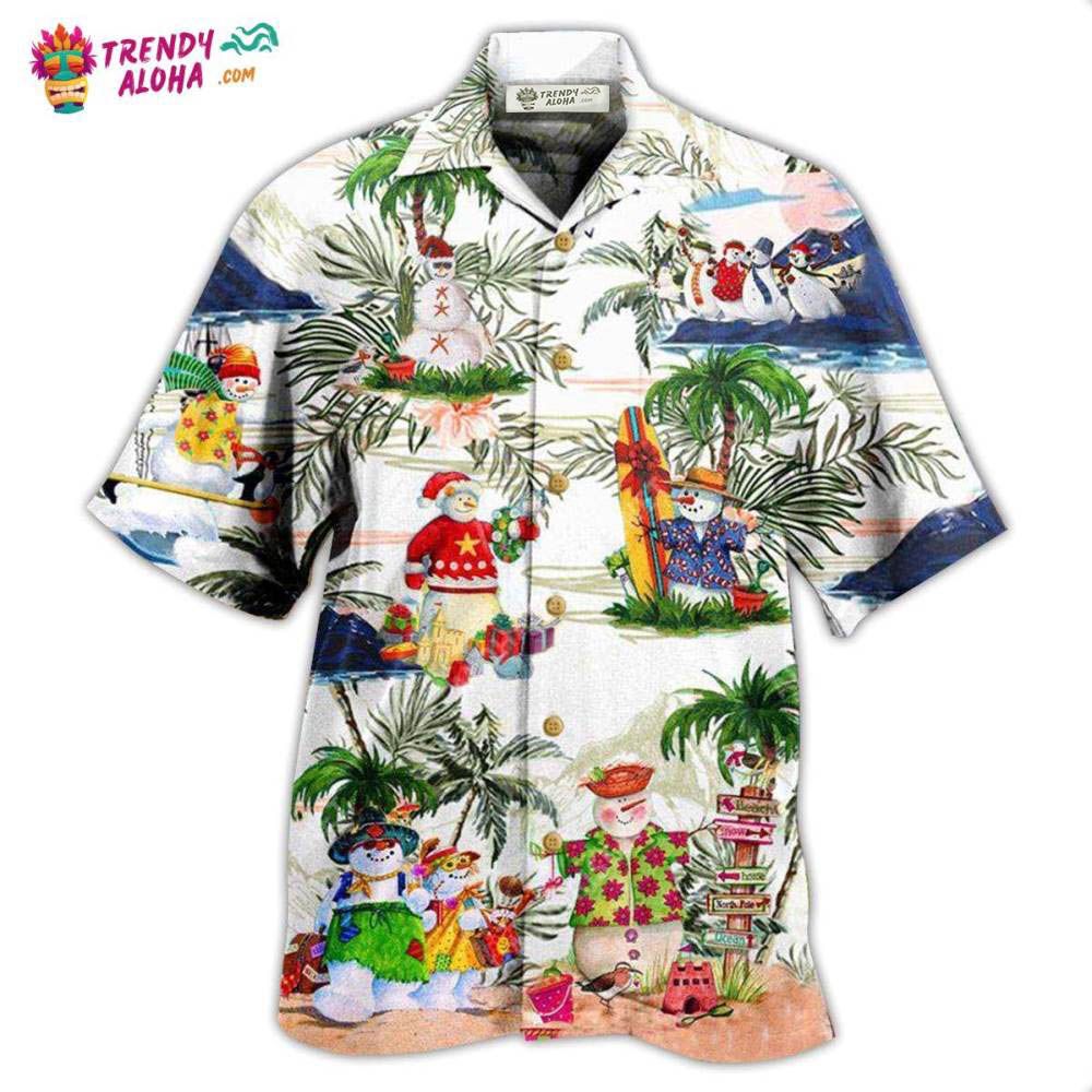 Snowman Amazing Style Hawaii Hawaiian Shirt – Trendy Aloha Snowman Amazing Style Hawaii Hawaiian Shirt – Trendy Aloha