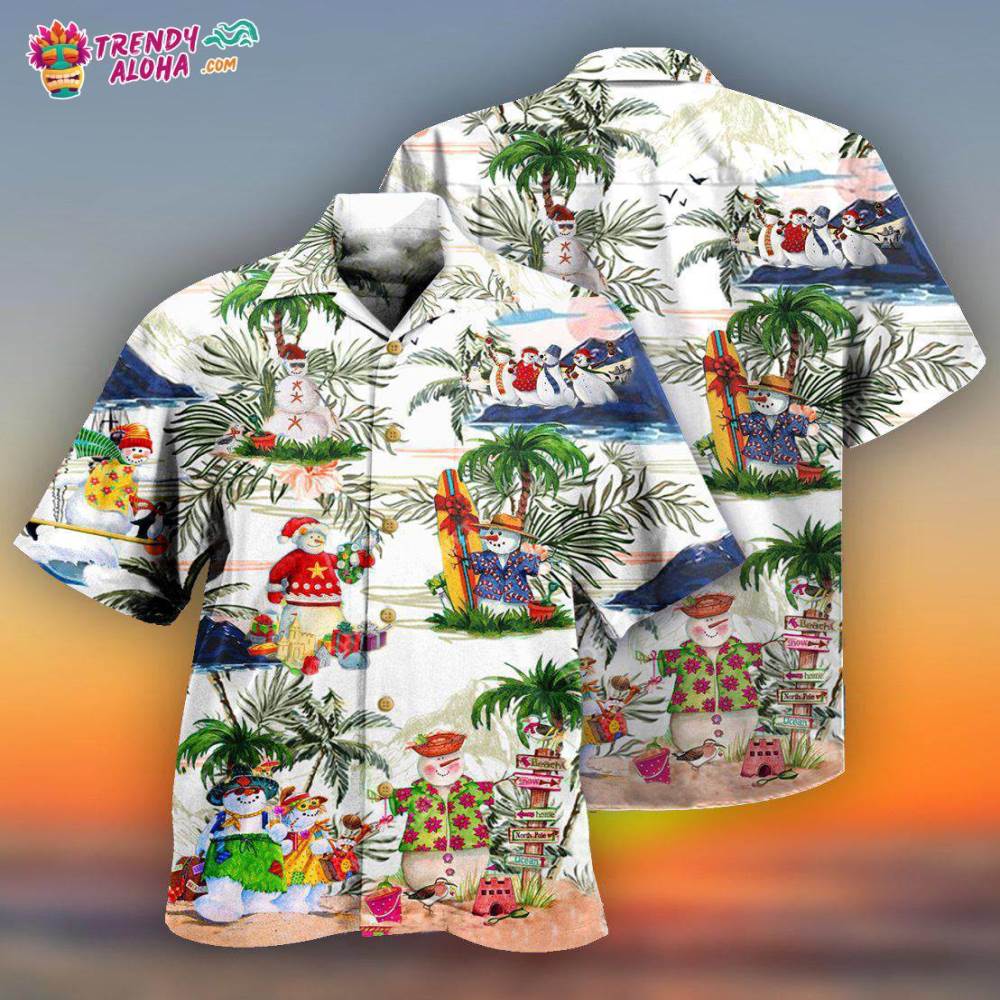 Snowman Amazing Style Hawaii Hawaiian Shirt – Trendy Aloha