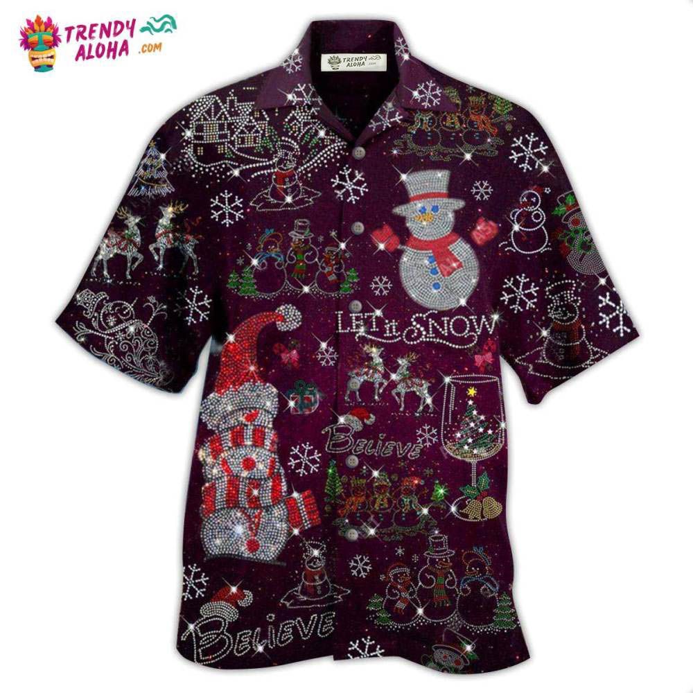 Snowman Flashy Bling Bling Hawaiian Shirt – Trendy Aloha Snowman Flashy Bling Bling Hawaiian Shirt – Trendy Aloha