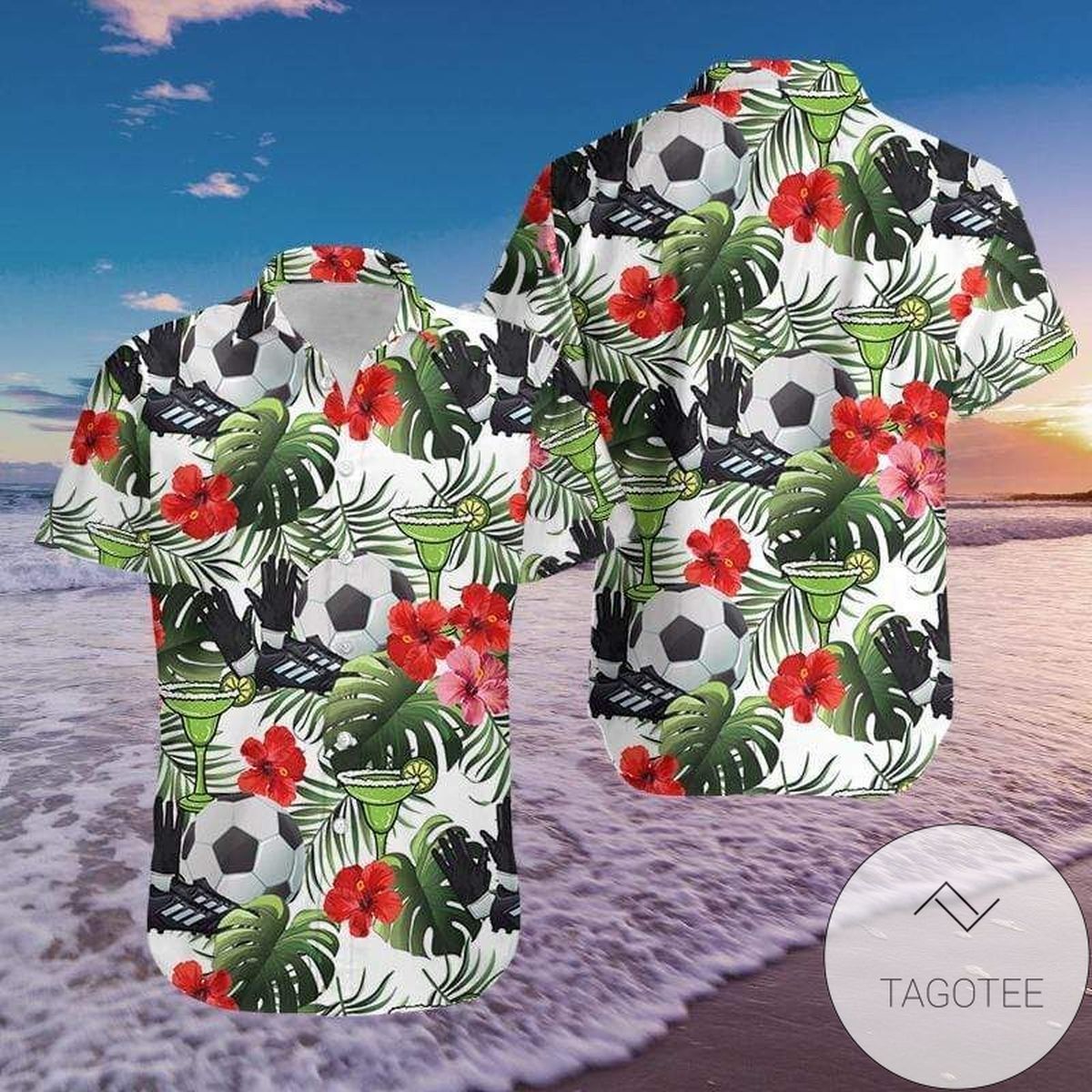 Soccer Enthusiasts Margarita Theme Hawaiian Shirt Perfect Fit