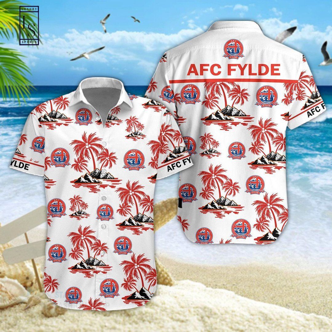 Soccer Love for AFC Fylde Celebrated on Hawaiian Shirt